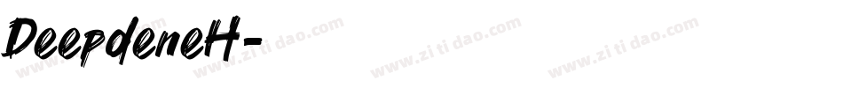 DeepdeneH字体转换