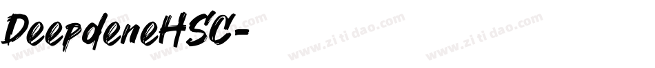 DeepdeneHSC字体转换