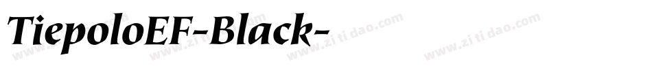 TiepoloEF-Black字体转换