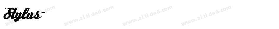 Stylus字体转换