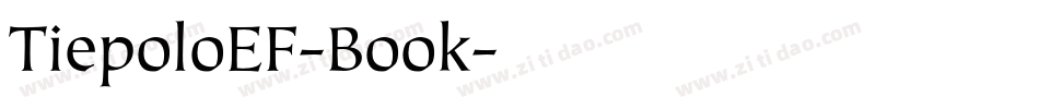 TiepoloEF-Book字体转换