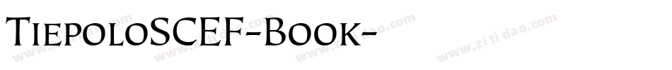 TiepoloSCEF-Book字体转换