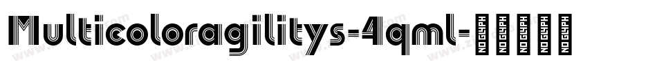 Multicoloragilitys-4qml字体转换