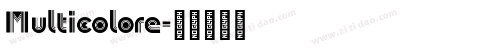 Multicolore字体转换