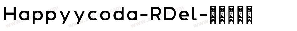 Happyycoda-RDel字体转换