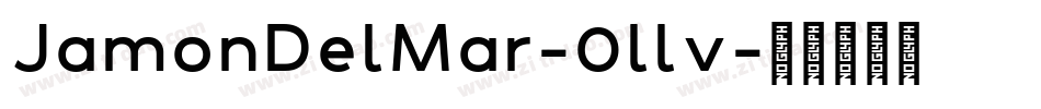 JamonDelMar-0llv字体转换
