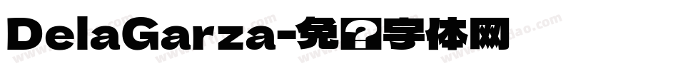 DelaGarza字体转换
