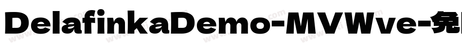 DelafinkaDemo-MVWve字体转换