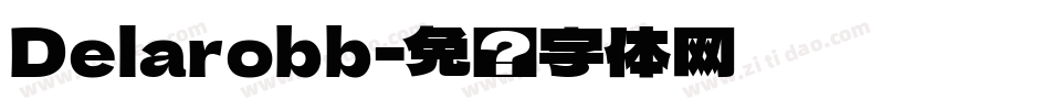 Delarobb字体转换