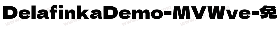 DelafinkaDemo-MVWve字体转换