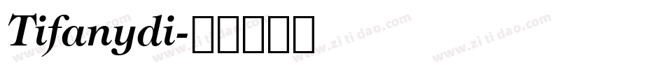 Tifanydi字体转换