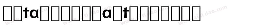 xitanheijianti字体转换