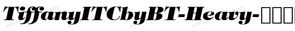 TiffanyITCbyBT-Heavy字体转换