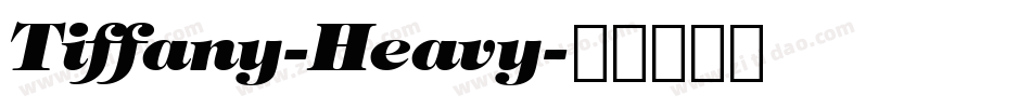 Tiffany-Heavy字体转换
