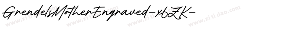 GrendelsMotherEngraved-x6ZK字体转换