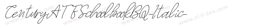 CenturyATFSchoolbookBQ-Italic字体转换 CenturyATFSchoolbookBQ-Italic字体转换