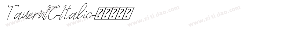 TauernIC-Italic字体转换