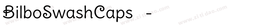 BilboSwashCaps手机版字体转换