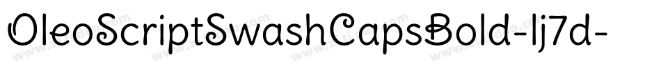 OleoScriptSwashCapsBold-lj7d字体转换