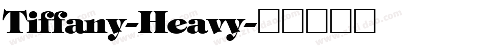Tiffany-Heavy字体转换