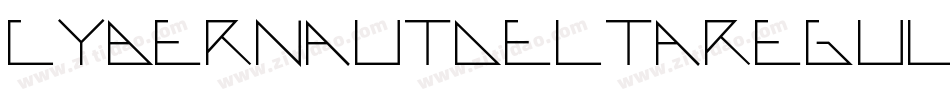 CybernautDeltaRegular-anJR字体转换