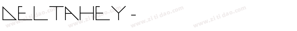 DELTAHEY字体转换