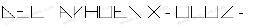 DeltaPhoenix-oLoz字体转换