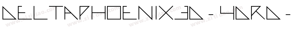 DeltaPhoenix3D-4DRD字体转换
