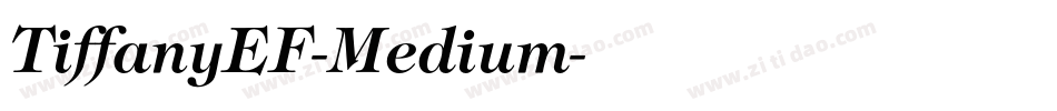 TiffanyEF-Medium字体转换