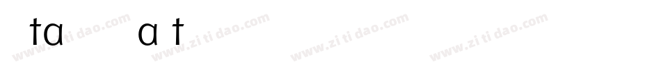 xitanheijianti字体转换