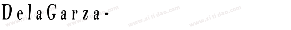 DelaGarza字体转换