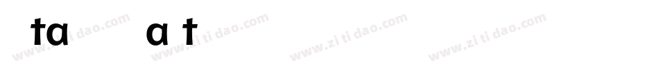 xitanheijianti字体转换