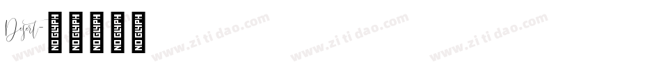 Desert字体转换