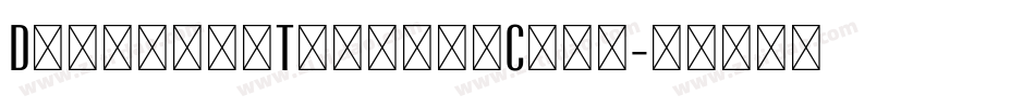 DesignerTitlingCaps字体转换