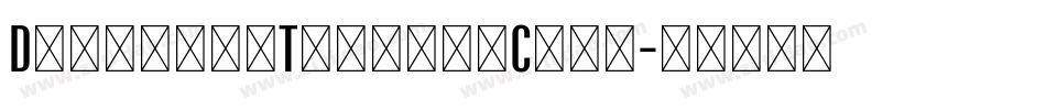 DesignerTitlingCaps字体转换