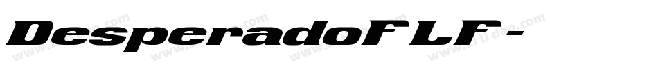 DesperadoFLF字体转换