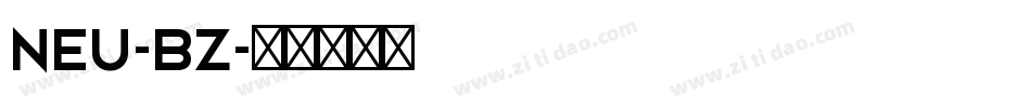 NEU-BZ字体转换