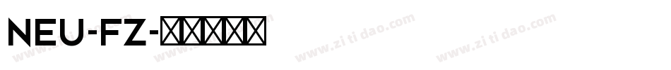 NEU-FZ字体转换
