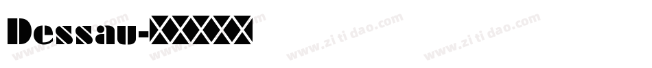 Dessau字体转换