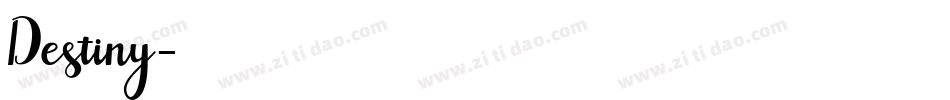Destiny字体转换
