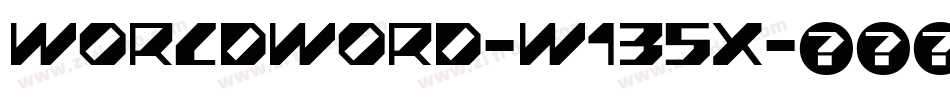 WorldWord-w135x字体转换