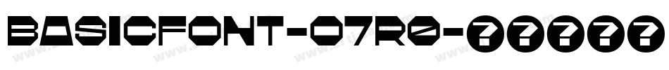 BasicFont-o7R0字体转换