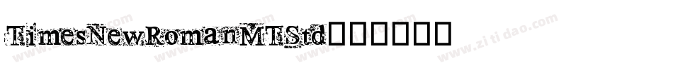 TimesNewRomanMTStd字体转换
