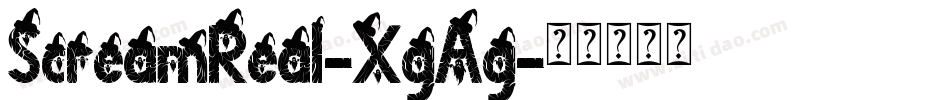 ScreamReal-XgAg字体转换