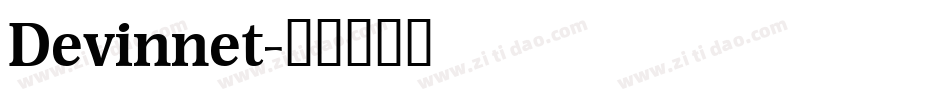 Devinnet字体转换