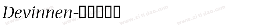 Devinnen字体转换