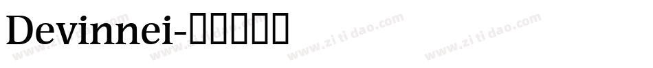 Devinnei字体转换