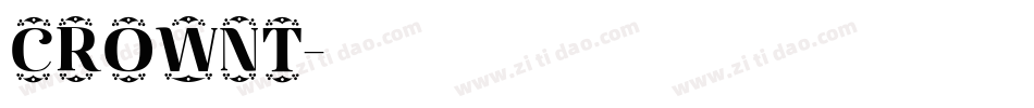 CROWNT字体转换