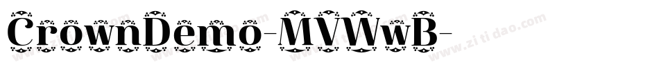 CrownDemo-MVWwB字体转换