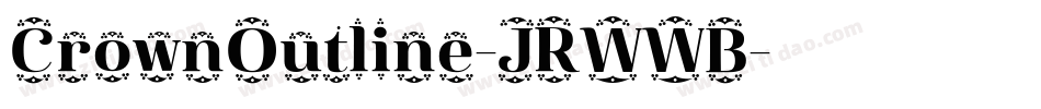 CrownOutline-JRWWB字体转换